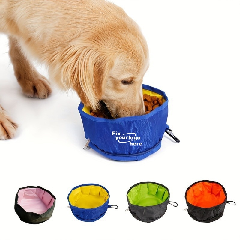 FIX0005 Portable Foldable Waterproof Dog Bowl